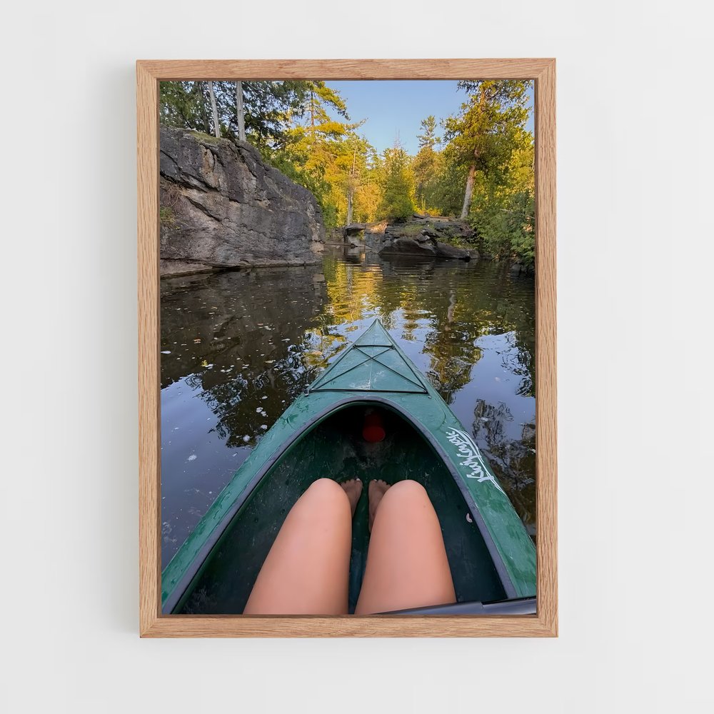 Poster Glisse en Équilibre – affiche Canoë-kayak (vue 4)
